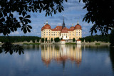 Moritzburg Castle, framed and reflected
