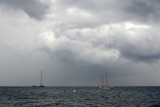 It doesnt look like a great day to be out on a boat with those storm clouds