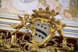 Barbarigo family coat-of-arms, Throne Room, Ca Rezzonico
