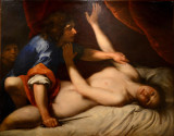 Tarquinio and Lucrezia (Tarquinius rapes Lucretia), Felice Ficherelli called il Riposo (1603-1660)