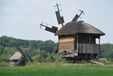 Pine-alder log windmill from Lisovy village, Chernihivska Region