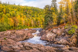 Temperance River In Autumn