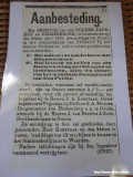 Aankondiging aanbesteding stoom hulpgemaal - Notice of tender for steam mill