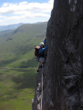 Scotland. Rock Climbing in Glencoe