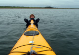 July 19 Chanonry point- Martina gets a ride on a kayak!