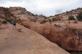 We descended another old cattle trail to The Gulch