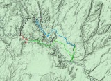 1st HIKE Map Escalante -The Gulch-Boulder Creek