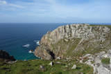 Sep20 Passing a favourite location of ours- Bosigran climbing cliffs!