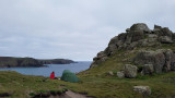 Sep20 Camp at a headland near Carn Boel