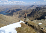 Martina with Coire Dhorrcail behind