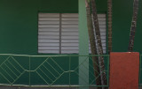 green house and railing