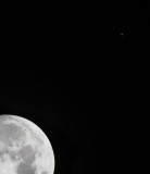 Saturn and Moon conjunction