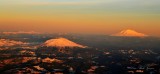 Mount St Helens and Mount Adams January 2009 Sunset, Cascade Mountains, Washington 120