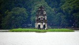 Turtle Tower, Hoan Kiem Lake, Hanoi, Vietnam  