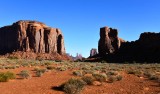Elephant Butte, Cly Butte, East Mtten Butte, Castle Rock, Bear and Rabbit, Stagecoach, Monument Valley, Navajo Tribal Park 608
