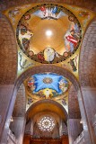 The Redemption Dome Mosaic, The Incarnation Dome Mosaic, Pipe Organ, Rose Window, Washington DC 185 