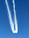 Air France A-340 wake turbulence passing 2000 feet over head at 40000 feet, Over Utah 059 