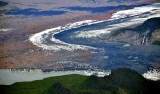 Fairweather glacier lagoon and icebergs, Fairweather Range, Glacier Bay National Monument, Alaska 710