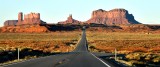 Monument Valley from Forrest Gump's View Point, U S 163 Scenic, Sentinel Mesa, King-on-his-Throne, Stagecoack, Utah 248