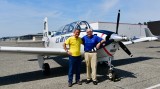 Charlie and Me with T-34A Mentor, Modern Aviation Seattle, Boeing Field, Washington 149