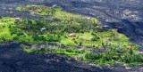 Lanipuna Gardens, and Pokoiki Road and lava from fissure 22 and 20W and 20E, Pahoa, Hawaii 1139 