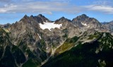 West Peak, Anderson  Creek, Anderson Glacier, Mount Anderson, Olympic Mountains, Washington 393  