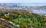 Lake View Cemetery, Lake Union Park, Queen Anne, Space Needle.Seattle, Elliott Bay, West Seattle, Washington 614