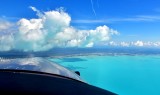 Quest Kodiak flying over The Great Bahama Bank, Andros Island, The Bahamas 200