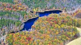 Quioccasin Lake and Creek in fall, Caret, Virginia 688 