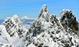 Overcoat Peak, Glacier Peak, Lemah Mountain, Chimney Rock, Cascade Mountains, Washington 326