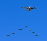Saudi Hawks, Royal Saudi Air Force Aerobatic Team, and C-130 Thumamah Airport, Riyadh, Saudi Arabia 300