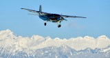 Cessna Caravan over Cascade Mountains, Washington 327a 