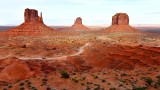 Monument Valley Tribal Park, West and East Mittens, Merrick Butte, 17 Miles Loop, Navajo Nation, Arizona 625 