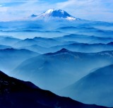 Mount Rainier National Park, Little Tahoma, Liberty Cap, Willis Wall, Liberty Ridge, Curtis Ridge, The Wedge, Steamboat Plow 