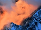 Fiery Sunset on Garfield Mountain, Cascade Mountains, Washington 761  