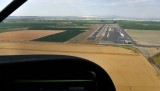 Short Final to Othello airport, Othello, Washington 179  