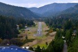 Daher Kodiak on short final into Gasquet airport, Gasquet, California 709  