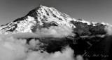 Mount Rainier, Curtis Ridge, Willis Wall, Carbon Glacier, Russell Glacier, Ptarmigan Ridge, North Mowich Glacier,Edmunds Glacier