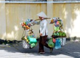 Street Vender and supplies for the day, Saigon, Vietnam 2007, 240  
