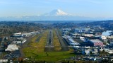 Boeing Field KBFI, King County International Airport, Boeing Airplane Company, Mount Rainier, Georgetown, Seattle, Washington 26