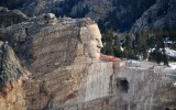 Crazy Horse Memorial, Oglala Lakota  Warrior, Black Hills, Custer County, South Dakota  