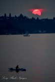 Sunset across Lake Washington, Renton Washington 020 