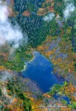 Fall Colors around Mud Lake, between Frozen Mountain and Philadelphia Mountain, Baring, Washington 386