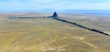 Shiprock Peak, Navajo-Ts Bitʼaʼ, Rock with Wings or Winged Rock, Navajo Nation in San Juan County, New Mexico 1258 