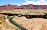 Historic Navajo Bridge, Navajo Bridge Interpretive Center, Colorado River, Marble Canyom, Echo Cliffs, Arizona 525