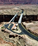 Historic Navajo Bridge, Navajo Bridge Interpretive Center, Colorado River, Marble Canyom, Echo Cliffs, Arizona 535 