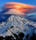 Aerial Mount Rainier
