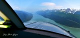 Beautiful Arrival in Gastineau Channel into Juneau Airport, Alaska 707  
