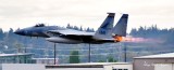 Oregon Air National Guard 142d Fighter Wing F-15 Eagles departed Boeing Field, Seattle, Washington 132