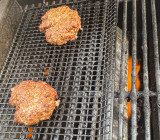 15 A Hot Grill for 'burgers